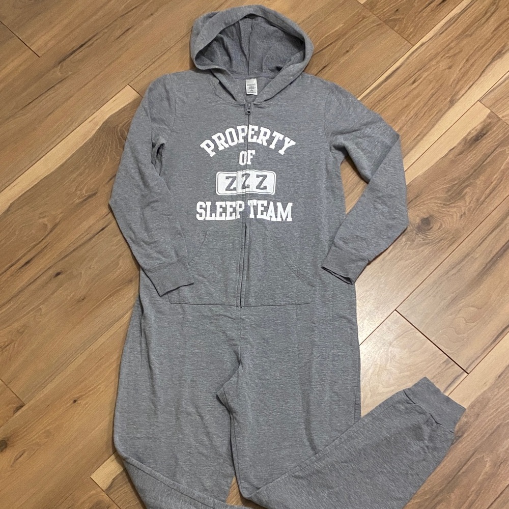 Gray Kids Pajamas with Hoodie